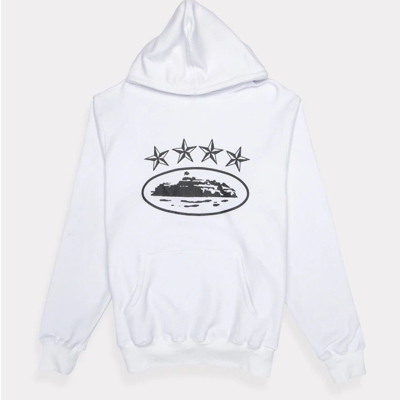 Sweat Corteiz 4starz Alcatraz Blanche France - SFL-7381266