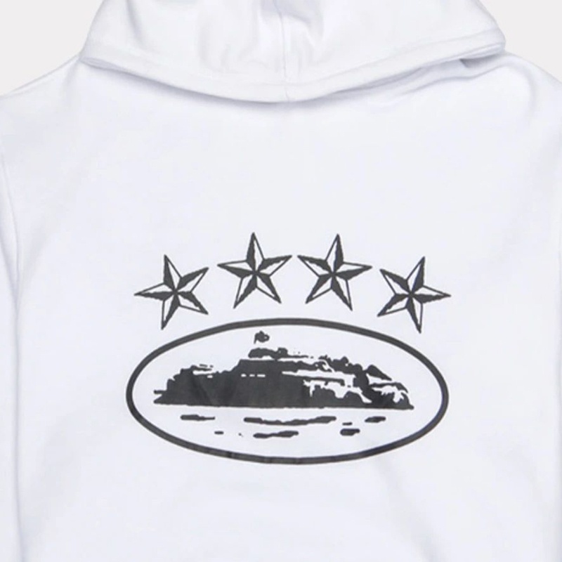 Sweat Corteiz 4starz Alcatraz Blanche France - SFL-7381266