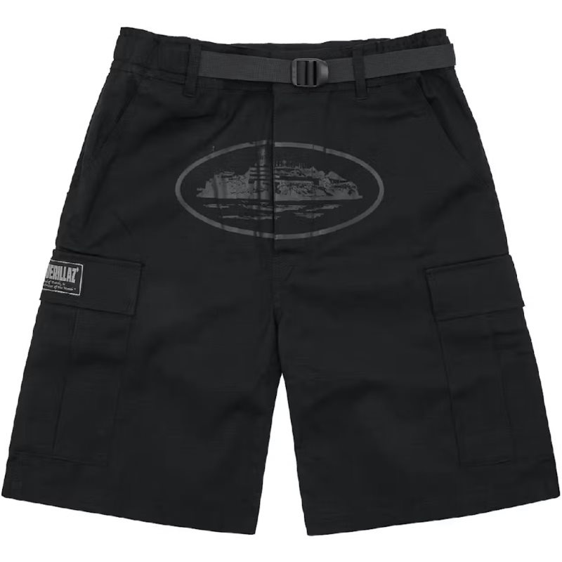 Short Cargo Corteiz Alcatraz Noir France - LVR-6562927