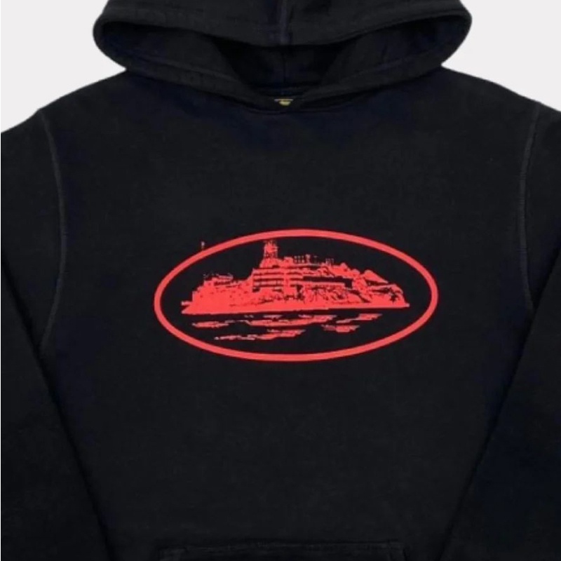 Sweat Corteiz Alcatraz Noir Rouge France - QNM-9928783