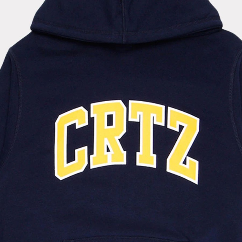 Sweat Corteiz Crtz Dropout Bleu Marine France - NWO-9857132