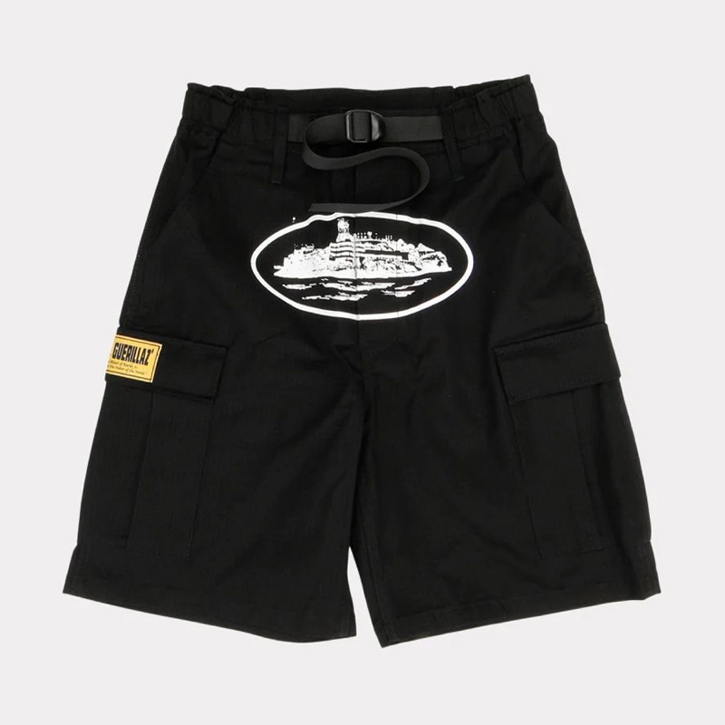 Short Cargo Corteiz Guerillaz 2023* Noir France - UBW-1696931