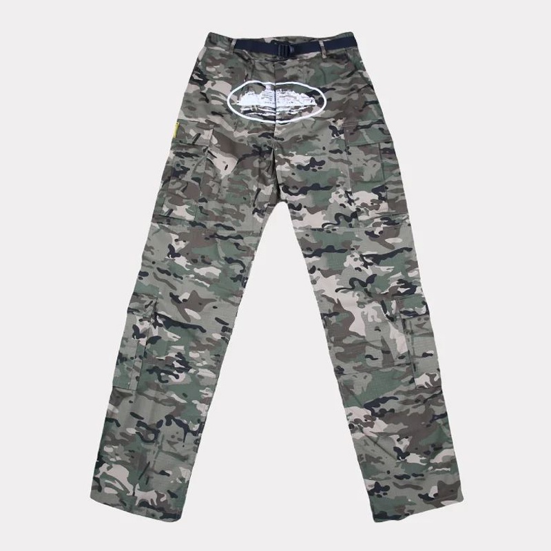 Pantalon Cargo Corteiz Guerillaz Dutty Camouflage France - NZO-0756949