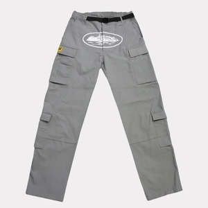 Pantalon Cargo Corteiz Guerillaz Stone Grise France - PAM-5928745