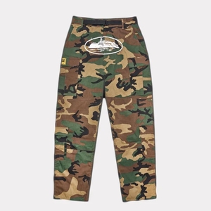 Pantalon Cargo Corteiz Guerillaz* Woodland Camouflage France - XSU-8455111