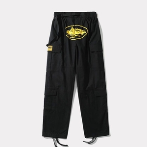 Pantalon Cargo Corteiz Purp Guerillaz Noir Jaune France - LEK-1044378