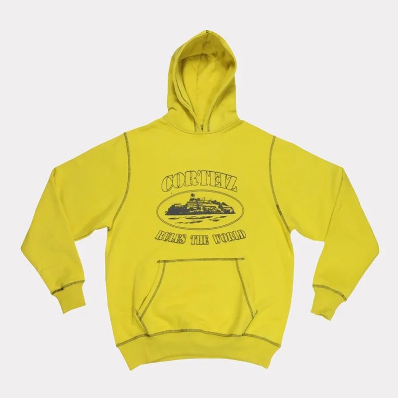 Sweat Corteiz Superior Jaune France - PZL-7434231