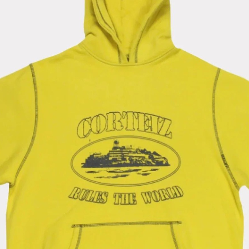 Sweat Corteiz Superior Jaune France - PZL-7434231